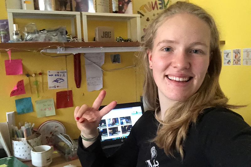 Lieke Bitter in Argentinië